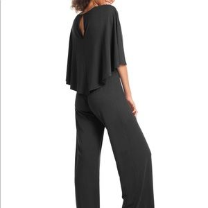 Trina Turk Sapphire Cape Jumpsuit